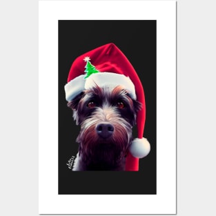Christmas Funny dog Posters and Art